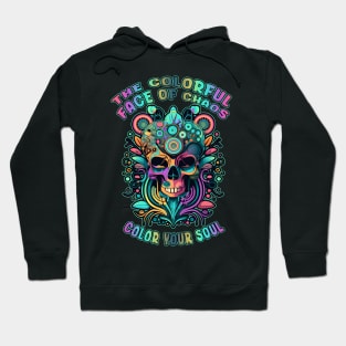 The Colorful Face of Chaos Hoodie